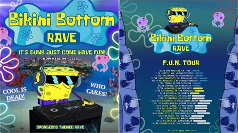 spongebob rave chicago|spongebob bikini bottom rave tickets.